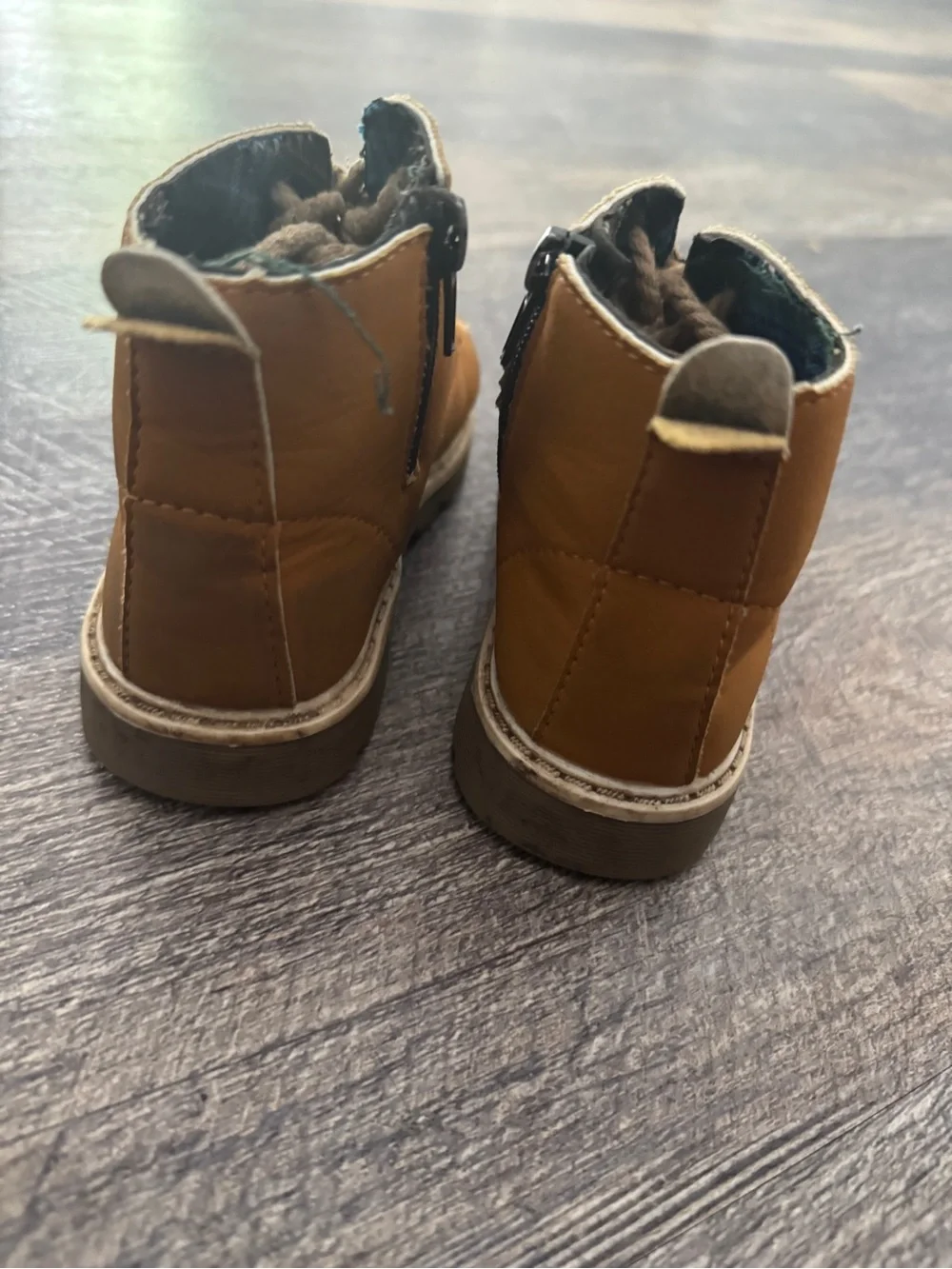 Toddler Boys Tan Chukka Work Boots EU 29